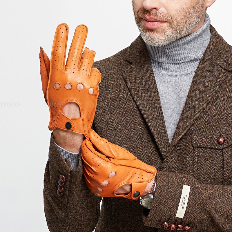 Men'S Accessories On Sale - Modne dodatki męskie wiosenne rękawiczki z