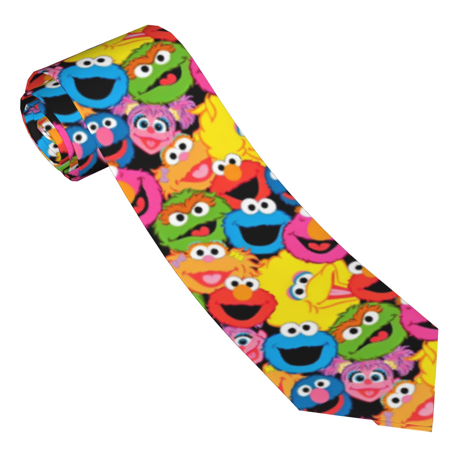Krawat Sesame Street Kreskówka – Men Accessories Wedding recenzja i cena