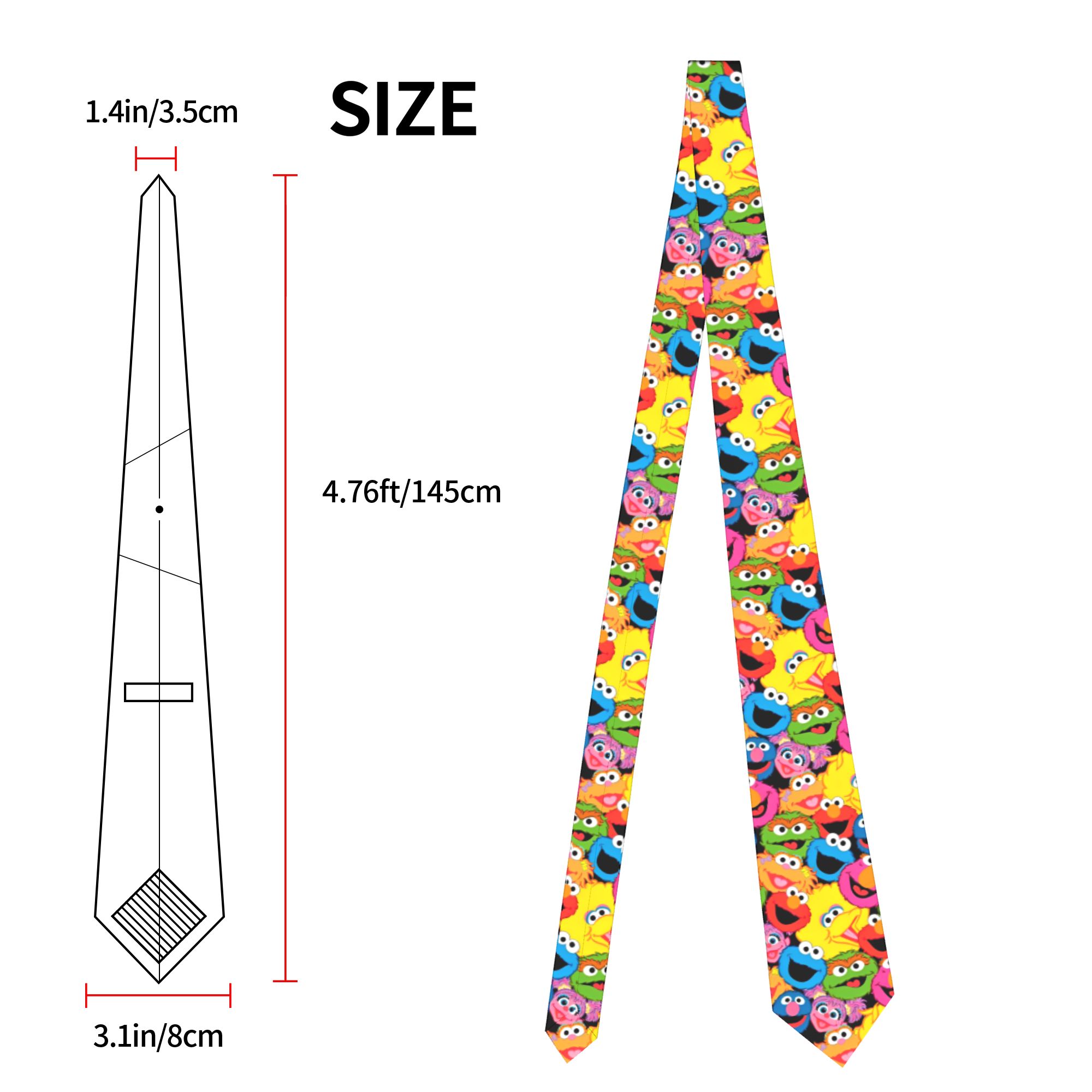Krawat Sesame Street Kreskówka – Men Accessories Wedding recenzja i cena