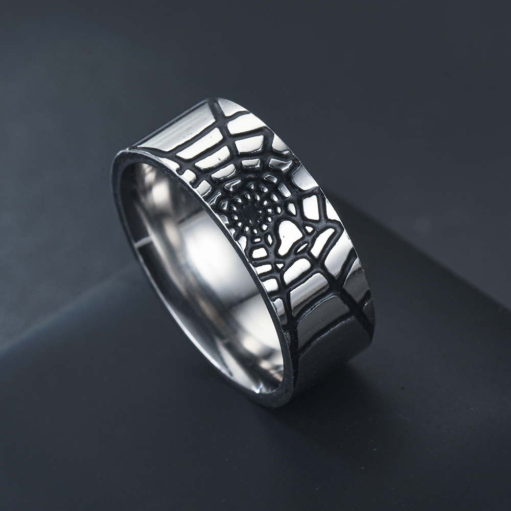 Prosty pierścionek z pajęczyną – Men Accessories Wedding recenzja i cena