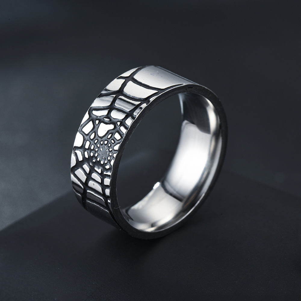 Prosty pierścionek z pajęczyną – Men Accessories Wedding recenzja i cena