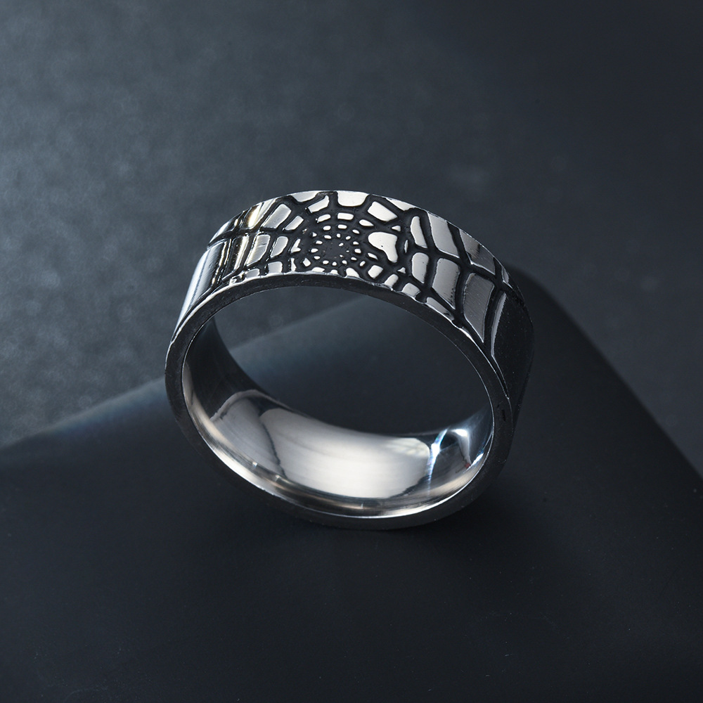 Prosty pierścionek z pajęczyną – Men Accessories Wedding recenzja i cena