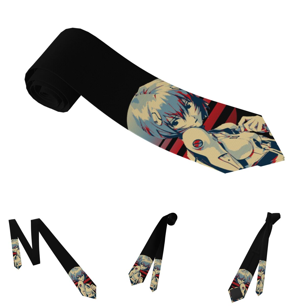 Klasyczne krawaty Rei Ayanami  – Men Accessories Wedding recenzja i cena