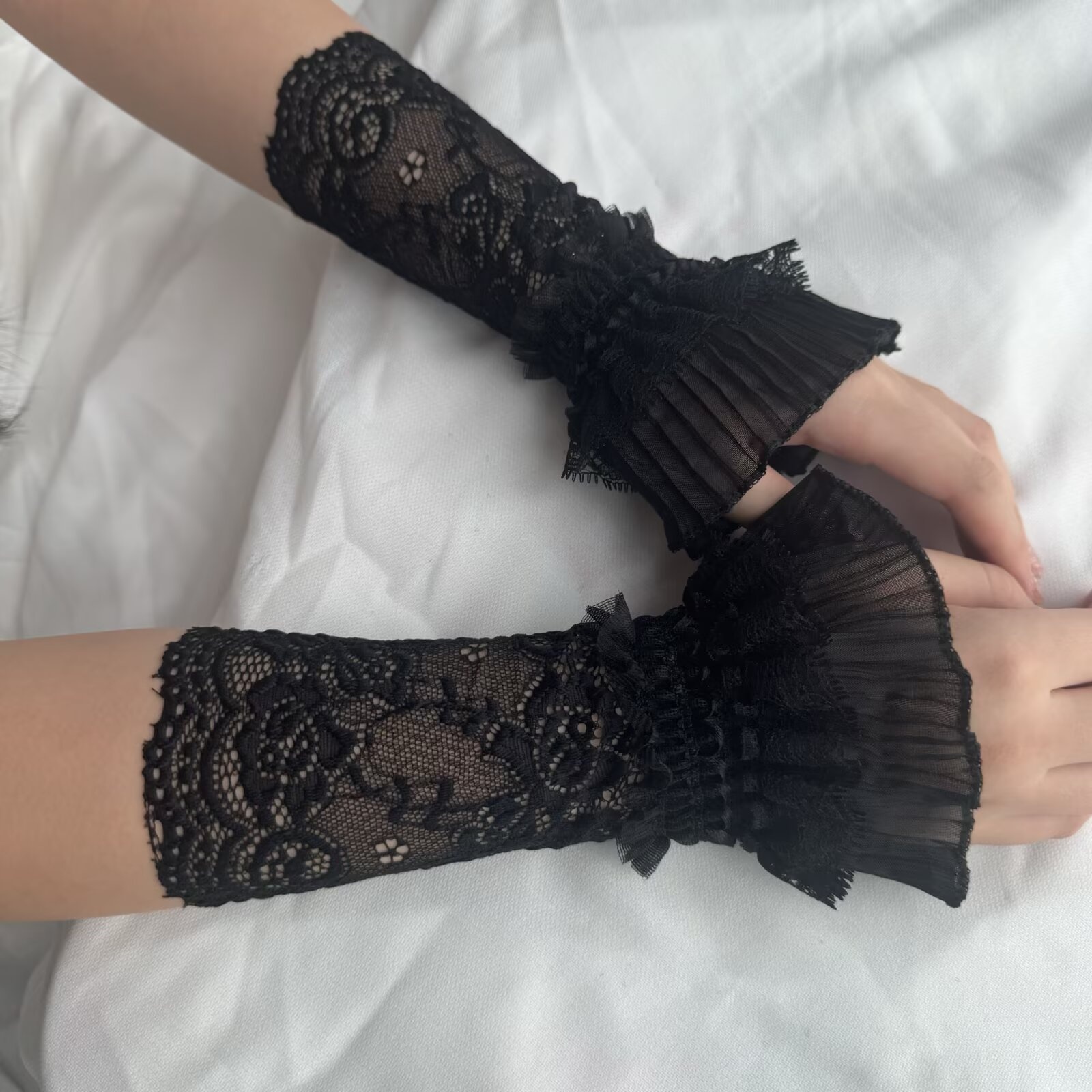 Koronkowe, ażurowe rękawki na  – Men Accessories Wedding recenzja i cena