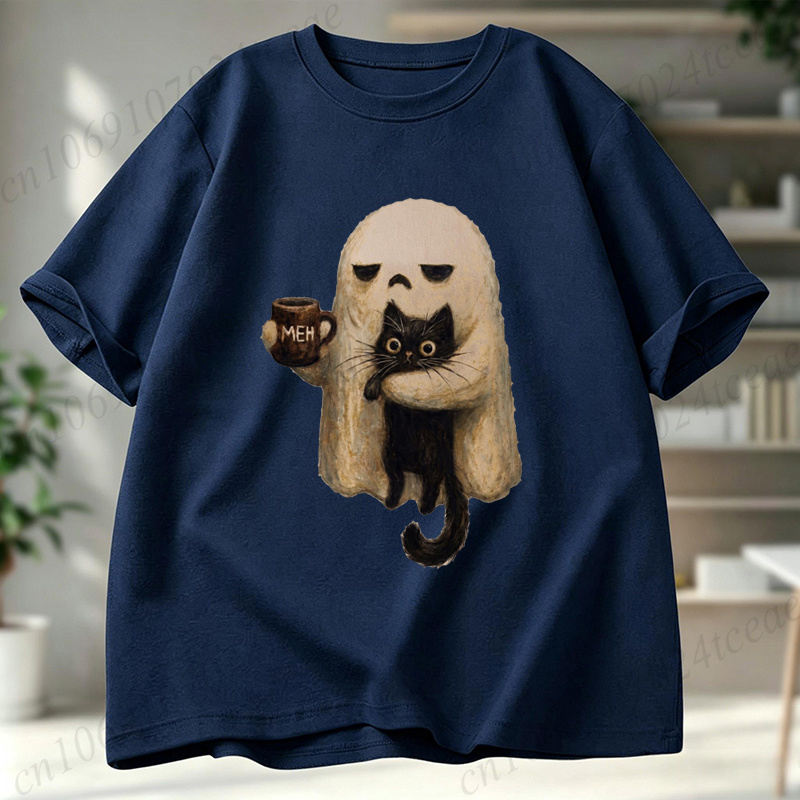 Koszulka Ghost-Cat Straszny Cz – Men Accessories Aesthetic recenzja i cena