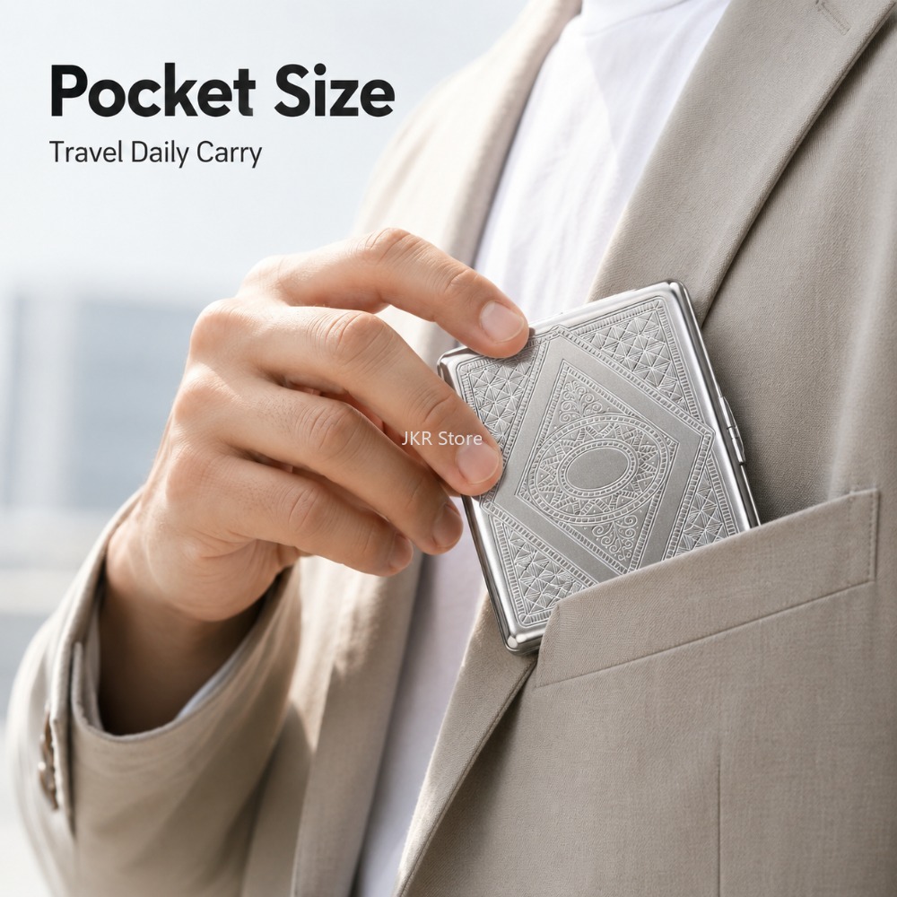 Pudełko na papierosy ze stali  – Men'S Mens Accessories recenzja i cena