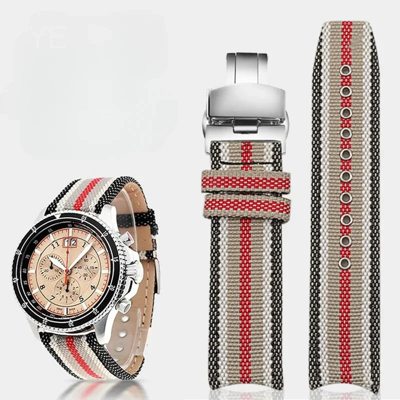 Tkane nylonowe paski do zegark – Men'S Accessories Burberry recenzja i cena