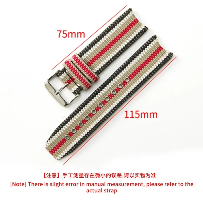Tkane nylonowe paski do zegark – Men'S Accessories Burberry recenzja i cena