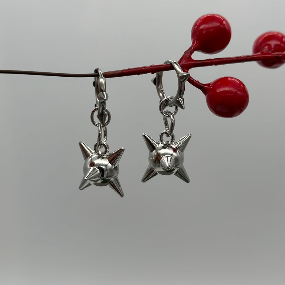 5 stylów Gothic Y2K Kolczyki z – Men Accessories Aesthetic recenzja i cena
