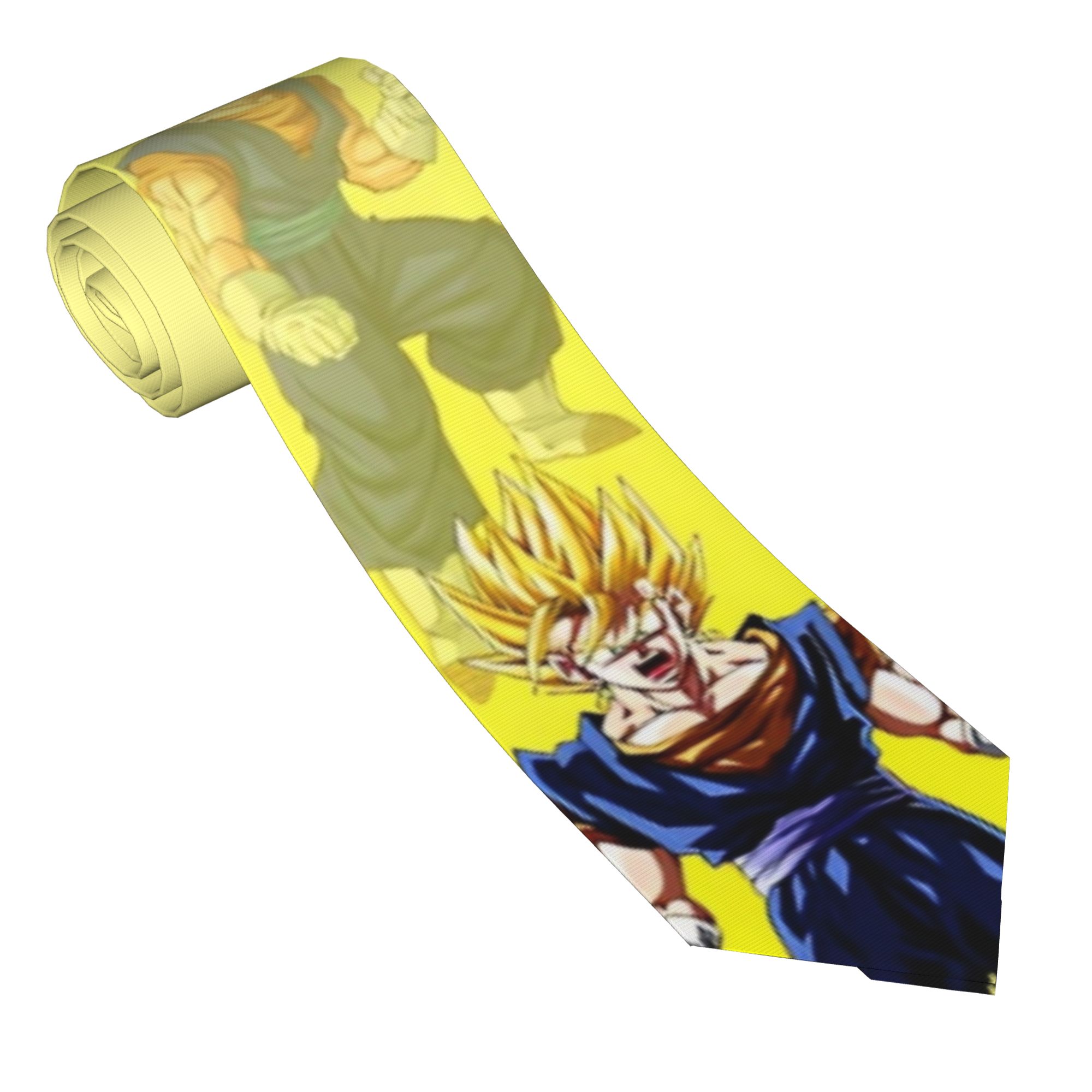 Krawaty z wzorem postaci z DBZ – Men Accessories Wedding recenzja i cena
